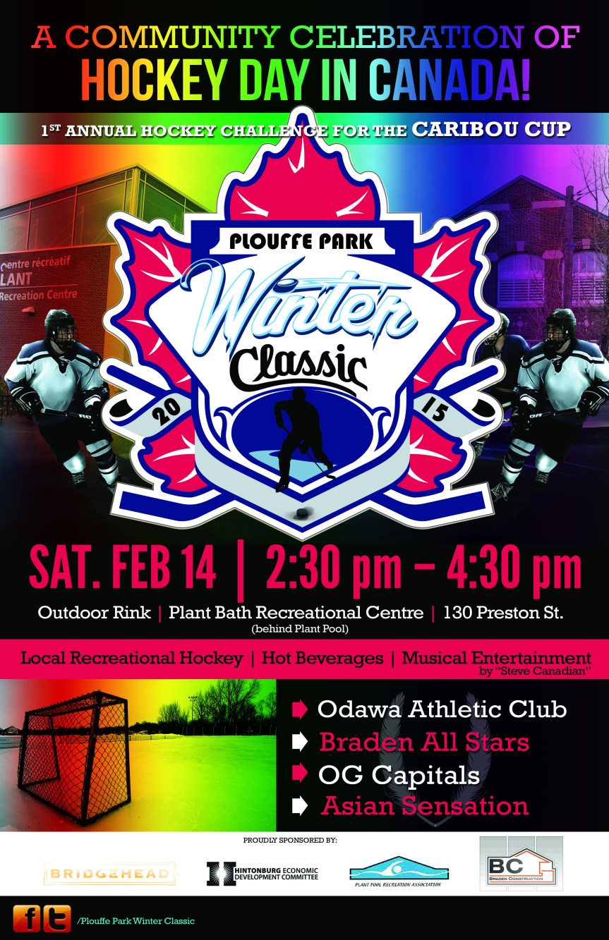 Plouffe Park Winter Classic – Hockey, February&nbsp;14
