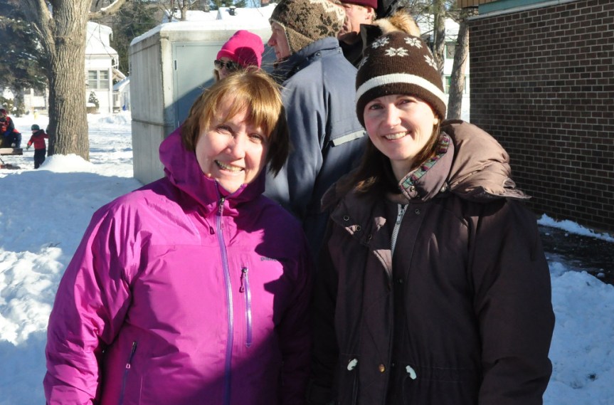 Carol Arnason, Cowley Ave, and Sarah Brooks, Carleton Ave, co-organized the Winter Carnival.