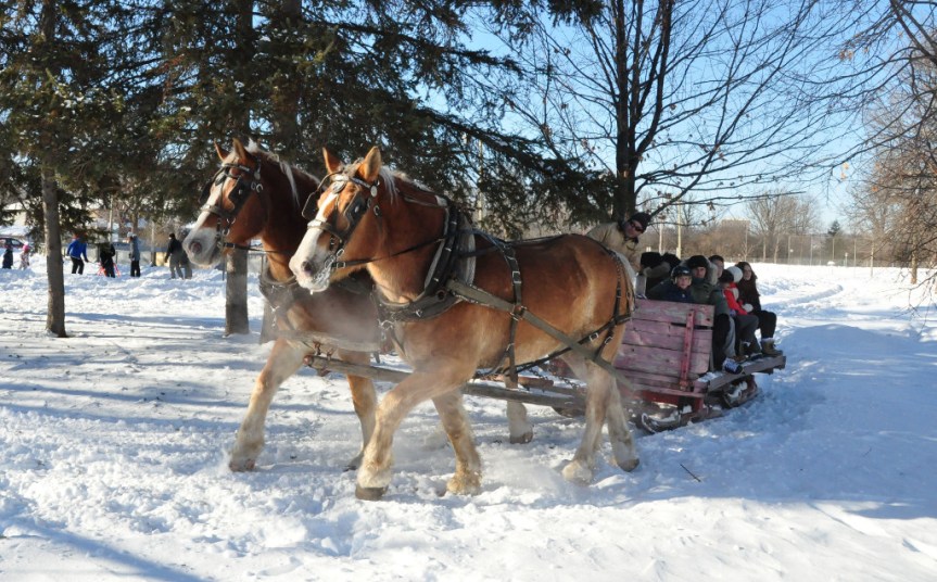 Sleigh Ride provided by Chris Kelly and Sponsored by Community Association.