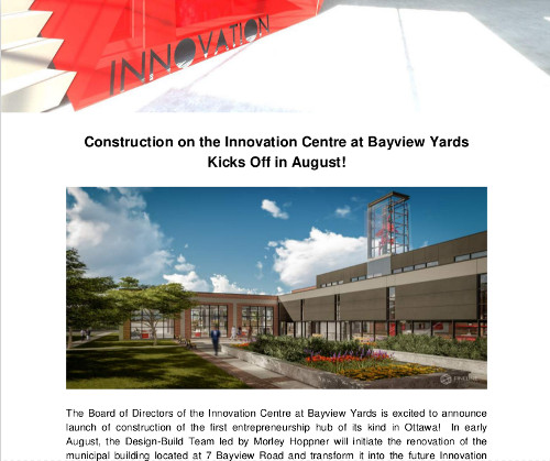 [Innovation_Centre_Construction_Notice_English Front Page]