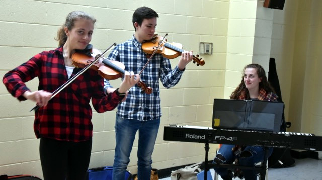 Triple Trouble provided musical entertainment, sponsored by the Champlain Park Community Association