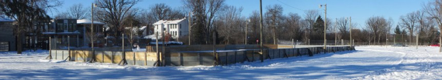 [View of the Rink on a Sunny Day]