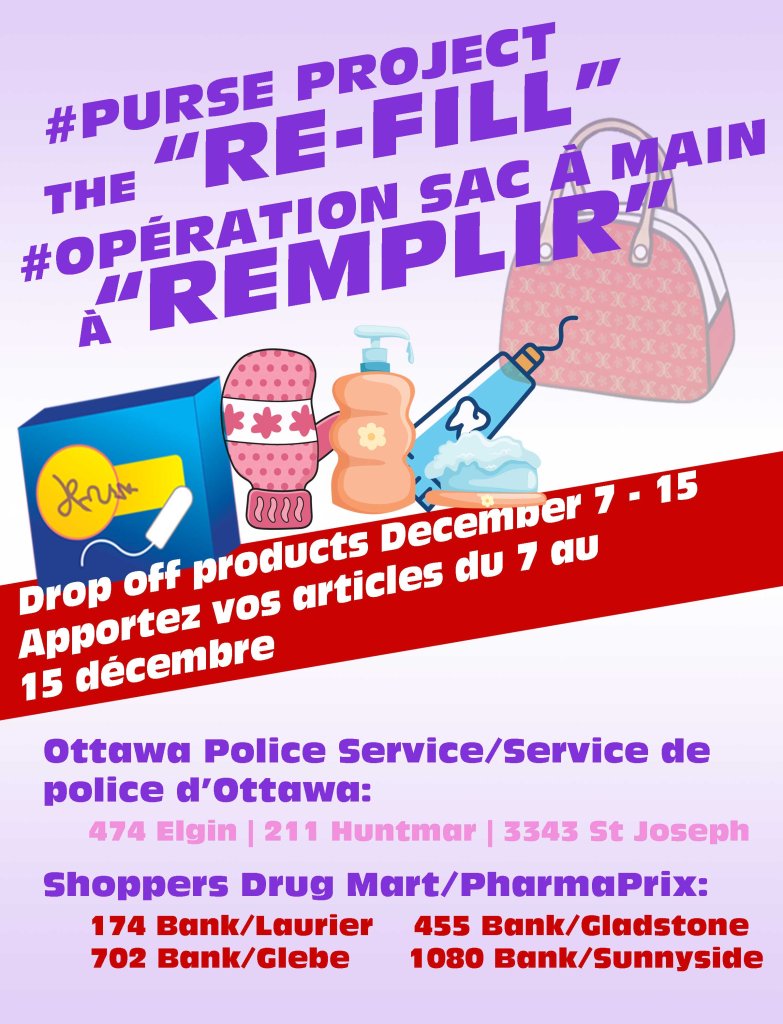 [Poster for the Re-fill a Purse project]