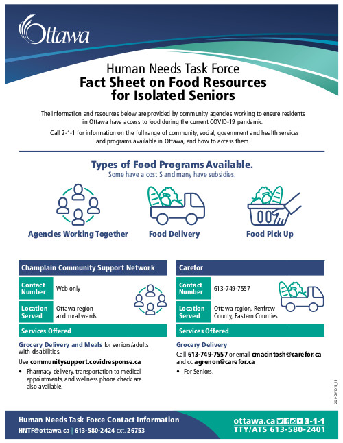 [Food Fact Sheet First Page, English]