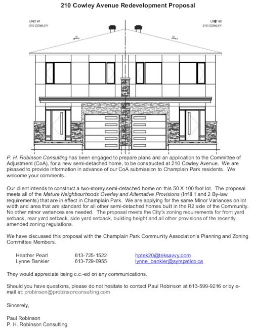 [Proposal with a picture of the house]