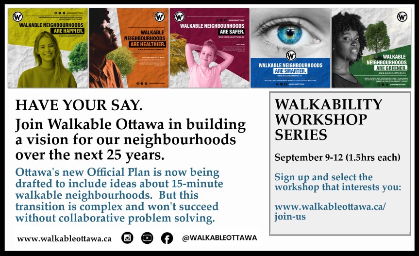 [Walkable Ottawa Poster]