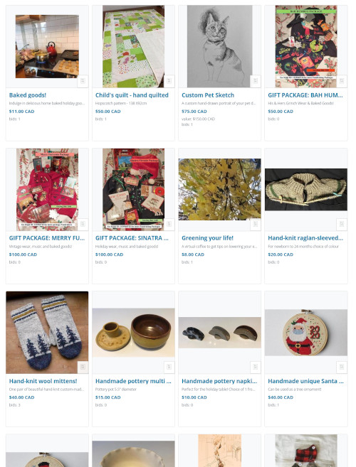 [Auction Screen Shot of Some Items]