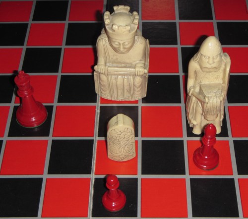 [Chessboard Overhead View]