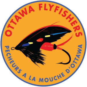 [Round Logo with a feather and fish hook in the middle]