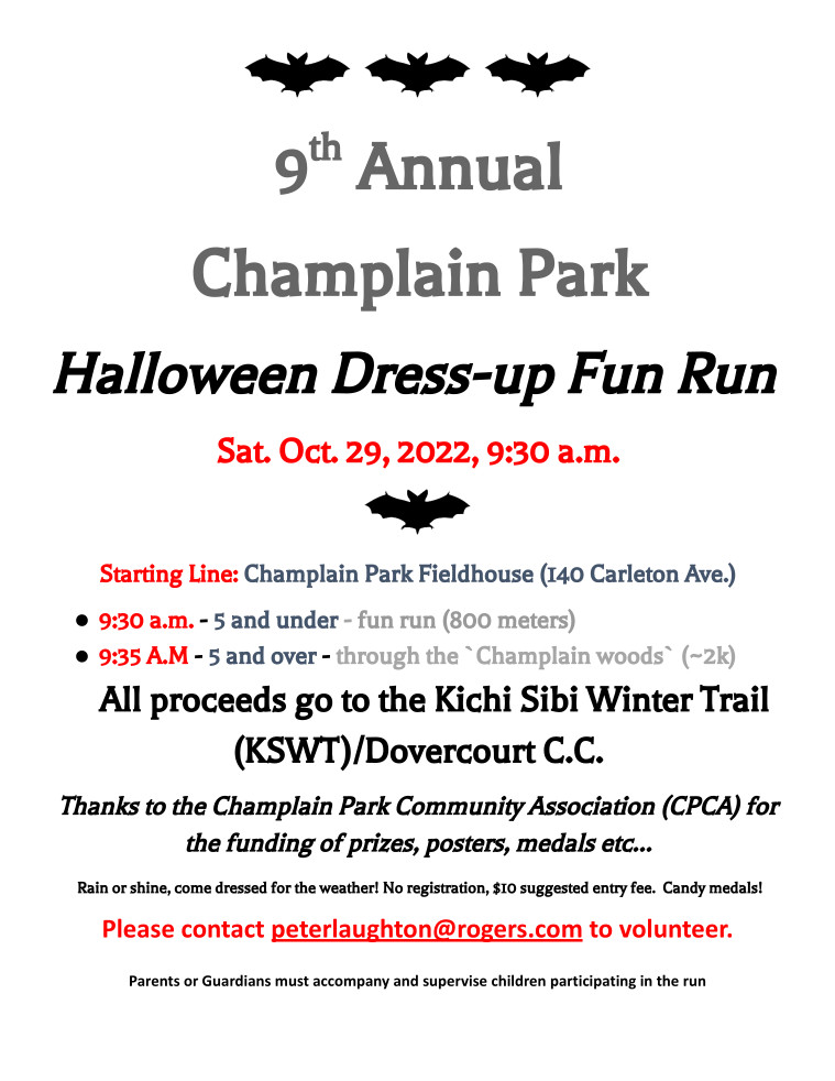 [Poster for the 2022 Halloween Fun Run]