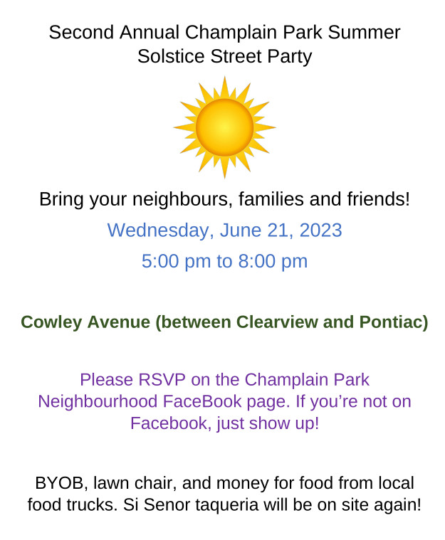 [Poster for 2023 Cowley Block Party]