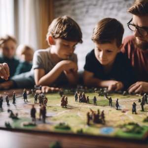 [Board game players - generated by DreamStudio.ai]