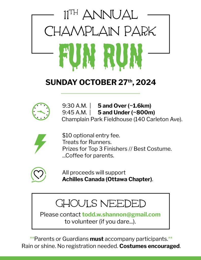 [Poster for 2024 Haloween Fun Run]