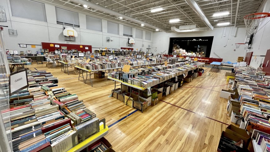 [Book Festival room, pretty large, in a previous year]